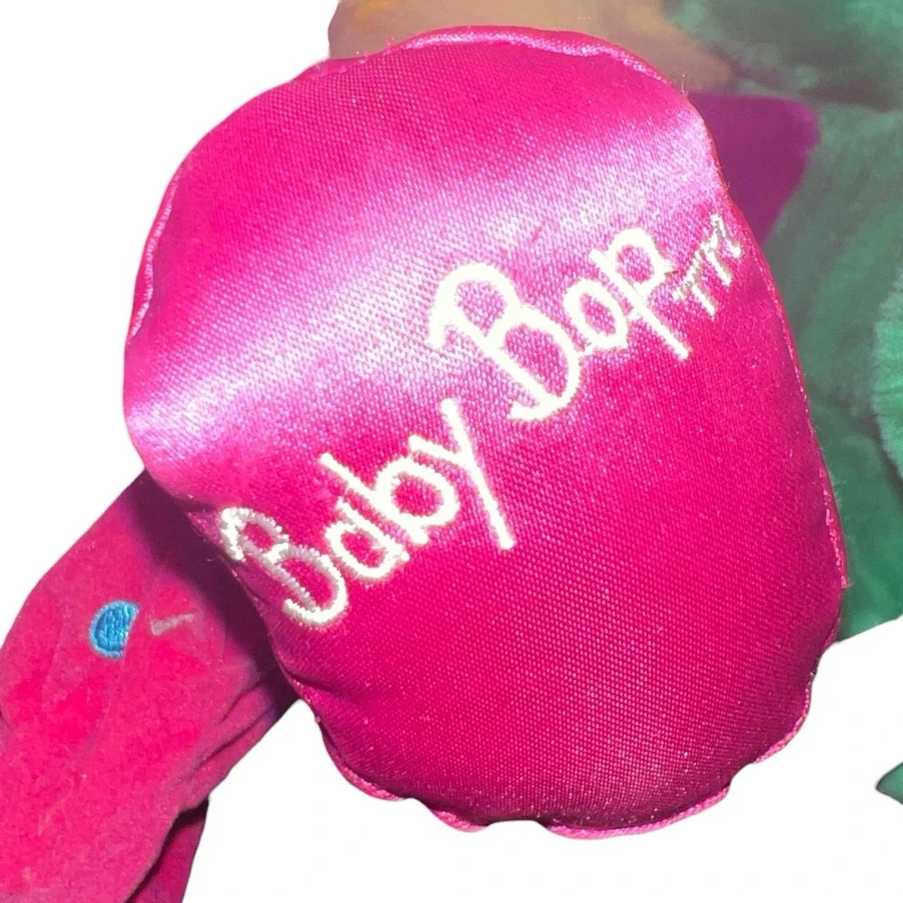 BARNEY THE‎ DINOSAUR BABY BOP PRINCESS PLUSH WITH PURSE 1996 RARE!!